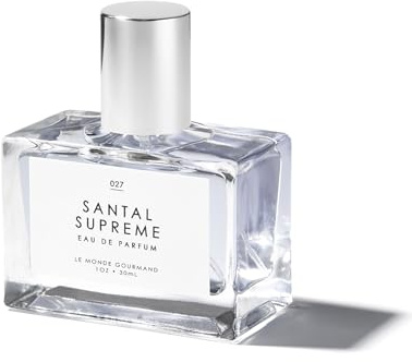 Le Monde Gourmand Santal Suprême Eau de Parfum Spray Perfume for Women, Sandalwood, Haitian Vetiver, Violet & Fig Woody Scent, Vegan & Cruelty Free, 1 fl oz (30 ml)