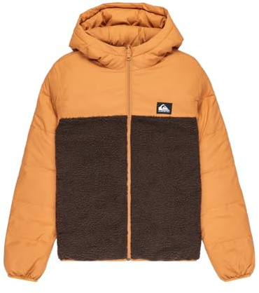 Quiksilver - Chaqueta Scaly Reversible (14), Color marrón