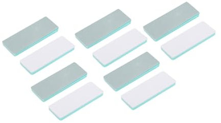 KESOTO 10 Pieces Sanding Sponge Sand Paper Reusable Washable Sandpaper Blocks Polishing for Glasses Wood Glazing Crafts Metal, 1500 10000