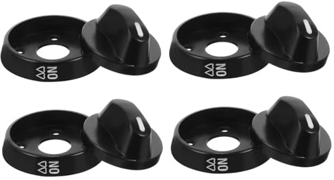 Veemoon 4pcs Replacement Plastic Stove Control Knobs Gas Stove Knobs for Cooking