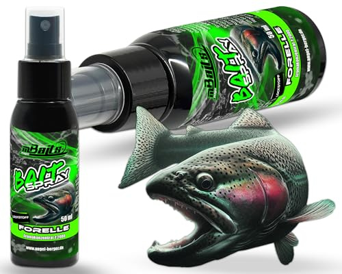 Angel-Berger Power Spray Attracteur Pour tous types d'appâts, appâts artificiels et naturels, spray pour appâts (truite)