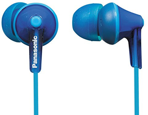 Panasonic RP-HJE125-A Wired Earphones, Blue, 7 x 9.8 x 20