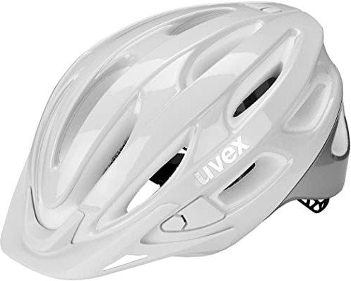 uvex true - leichter Allround-Helm für Damen - individuelle Größenanpassung - erweiterbar mit LED-Licht - white-silver - 52-55 cm