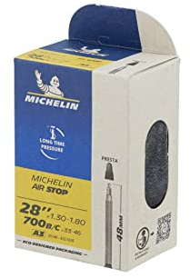 MICHELIN Unisex-Adult Chambre À Air A3 Airstop, Black, 48
