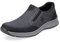 Rieker Herren Slipper 14362, Männer Slip On, lose Einlage,schluepfschuhe,Slip-ons,freitzeitschuhe,offener einschlupf,grau Kombi (00),47 EU / 12 UK