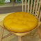LUMoony Cojín de asiento acolchado para silla de algodón, 2 unidades, cómodo cojín para asiento de coche, cojín para el hogar, cocina, jardín, comedor, oficina, cojín de 40 cm, cojín acolchado redondo