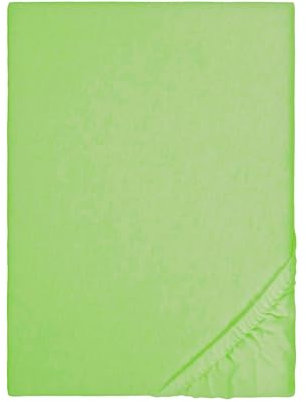 biberna Feinbiber-Spannbetttuch 0002744 apfelgrün 1x 90x190 cm - 100x200 cm