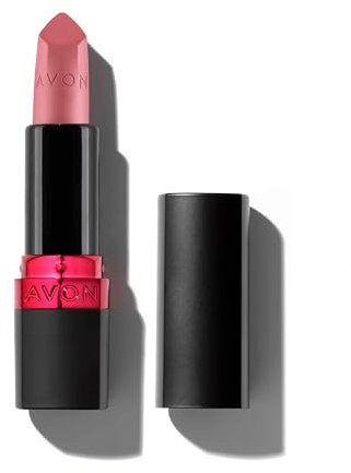 AVON Rossetto Ultra Matte - Pure Pink | Lip Stain A Lunga Tenuta Per Un Perfetto Colore Brillante | Rossetto Lunga Durata, Confortevole e Con Un Colore Ultra Ricco| 3,6gr