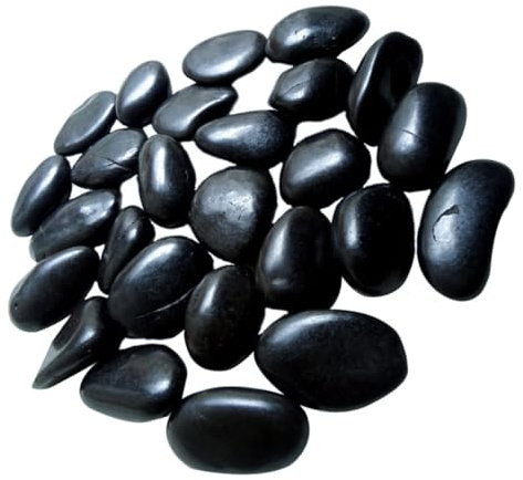 SUPVOX Piedras Naturales Negras Para Acuarios Grava Decorativa Resistente Para Peceras Adornos Para Jardines y Jarrones Piedras Paisajísticas