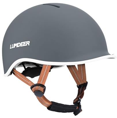 LUMDEER Adult Bike Helmet Bicycle Helmet Women,E-bike Urban Helmet for Road Biking with Adjustable Dial,Retro Commuter Cycling Helmet,Safety Certified EN1078