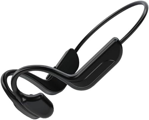 coalwop Auriculares Conducción Ósea Bluetooth 5.2 Auriculares Deportivos IP65 Impermeables con Micrófono HD Cascos Óseos Inalámbricos para Running Ciclismo, Diseño Ergonómico y 8h Autonomía