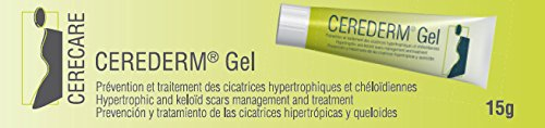 Cerecare Cerederm Gel - 15g Tube - Silikongel - Narbengel - Narbenpflege - Narbenbehandlung nach Hautverletzungen, Operationen und Verbrennungen