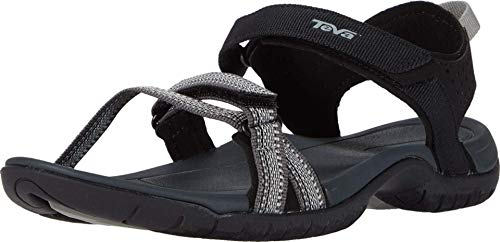 Teva Damen Verra Sandalen, Schwarz (Antiguous Black Multi Abml), 42 EU,