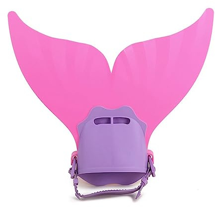 VOIV Swimming Fins Kids Mermaid Flippers Diving Feet Monofin Whale Tail Silicone Flippers Swimming Gear Accessories
