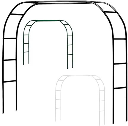 Arcos Rampicanti Archi Da Giardino, ArcoDa Giardino In Metallo, Pergolato, Archi Matrimonio Con Base, Arcos Per Rose Piante Rampicanti, Decorazioni Matrimonio Supporti Per Piante Da Giardino