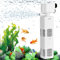 MINENICE Aquarium Filter 25W,1200L/H Aquarium Innenfilter Einstellbarer,5 in1 Einstellbarer Durchfluss Aquarium, Aquarium Filterschwamm mit Filterfach