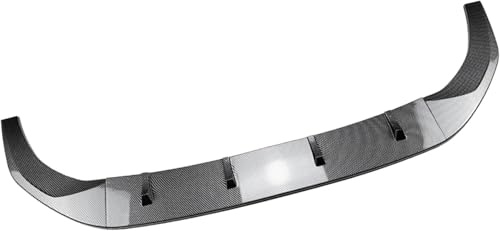 TYUMGXIAO Auto Spoiler Frontali per VW Polo MK6.5 2022-2024 2023, Paraurti Anteriore Auto Diffusore Spoiler Splitter Anteriore Splitter Labbro Car Lip Trim,A/Carbon Fiber Look