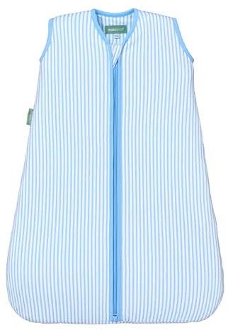 molis&co - Saco Dormir Bebé TOG 1-70 cm (0-6 Meses) - Primavera y Otoño sin Mangas - Saco de Dormir Bebe para Niños Niñas (Unisex) - 100% Algodón (Oeko-Tex) - Sailor Blue