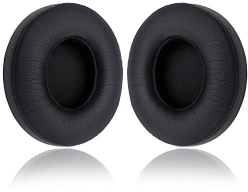 YOCOWOCO Replacement Ear Pads Cushions for Beats Solo 2 Wireless/Solo 3 Wireless On-Ear Headphone, Earpads with PU Leather and Memory Foam,Black