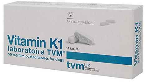 Vitamin K1 Tablets for Dogs 14 Tablets