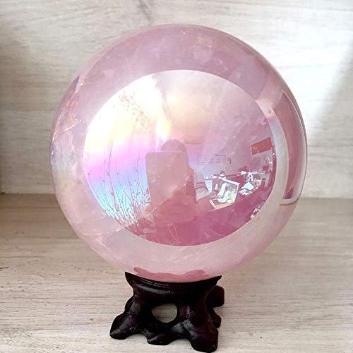 Fotografia Sfera cristallo Polvere di cristallo naturale Polvere del quarzo del quarzo della palla di cristallo della palla di cristallo della palla di cristallo della palla della palla del reiki dell