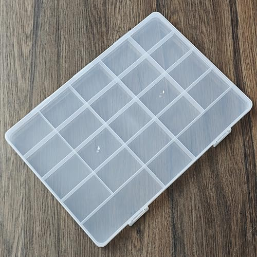 HAOBIN BoîTe De Rangement 23 Compartiments Bijoux BoîTes De Rangement Boite Rangement BoîTe à Perles Utilisé Boite Compartiment Plastique Dans Les Bijoux,Perles,Petites PièCes Et Accessoires