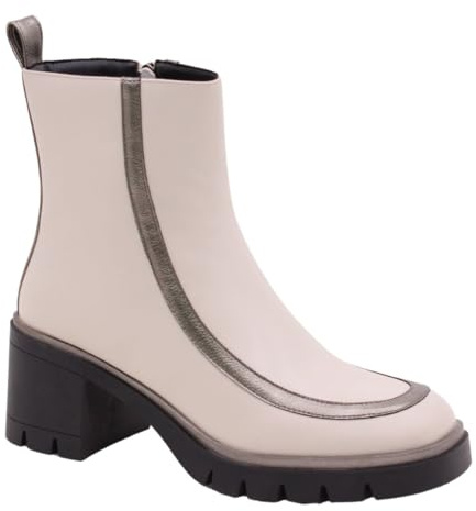 Azarey BOTÍN HIELO CON DETALLE METALIZADO Y TACÓN BLOQUE - (Talla 41)