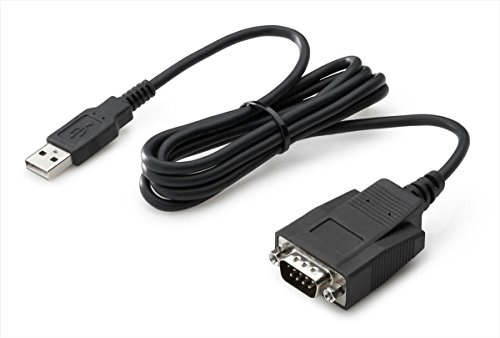 HP J7B60AA adaptador de cable - Adaptador para cable (USB A, RS-232, Macho/Macho, Negro, Windows XP/Vista/7/8/8.1 (X86/X64), Microsoft Server 2003/2008/2012 (x86/x64))