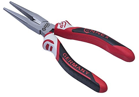 Connex Alicates para radio y teléfono rectos, 160 mm, acero para herramientas especial, mango de 3 componentes, 1 pieza, COXT169160