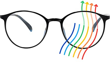 Ocushield Premium Blue Light Blocking Glasses - Prevent Eye Strain from Computers, Reading, Gaming, TV & Phones | Developed by Optometrists | For Men and Women | Kids and Adult Sizes (Carson, Black)