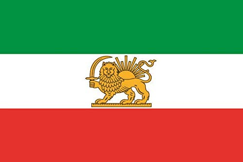 U24 Fahne Flagge Iran Löwe Bootsflagge Premiumqualität 100 x 150 cm