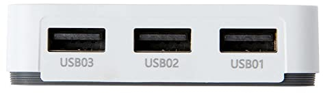 Loyalty-SECU Servidor de impresión USB de 3 Puertos Bluetooth para impresoras USB Blanco SIN WiFi