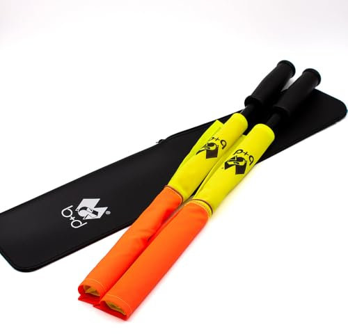 B+D SR-Assistenten-Fahnen Set World Line II - 2Fahnen + Tasche/Hülle aus Kunstleder