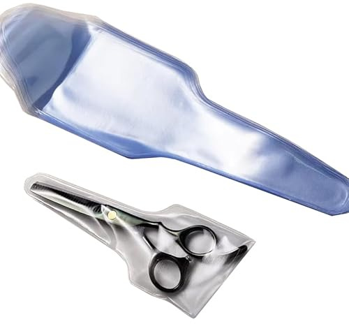TorSor 10 Pack Hair Cutting Scissors Pouch Disposable Hair Scissors Cove Sleeve Protector for 6.5 Inch Hairdressing Razor Shears 7'' Barber Shears Hair Thinning Scissor Teeth Shears Hairdressing Salon