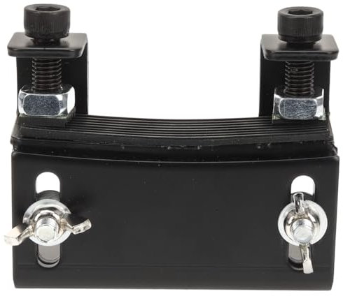 Qusedwey Drum Booster Elektronisches Drum-Pad E-Drum E-Lifter Drum-Pedalständer Drum-Plattform-Lifter (Schwarz)