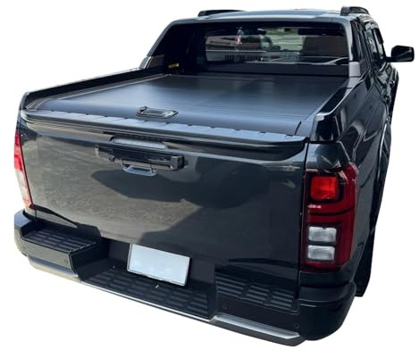 Cache-Bagages Couverture pour Mitsubishi L200 2024 Couvercle Benne Pick-up À Enroulement Manuel Étanche Et Étanche