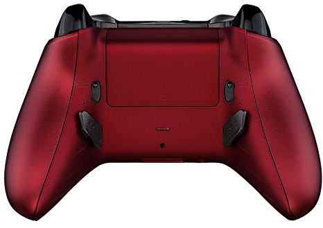 eXtremeRate Lofty Programable Remap & Trigger Stop Kit, Upgrade Boards & Redesigned Back Shell & Side Rails & Back Buttons & Trigger Lock for Xbox One S X Controller 1708 - Soft Touch Scarlet Red