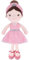 GAGAKU Weiche Stoffpuppe 40cm Schutzengel Puppen, Taufgeschenk für Baby Mädchen Kuscheltier Glücksbringer für Kinder im Alter von 3-5 Jahren - Ballerina-Mädchen