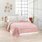 Nilstar Throw Blanket, Double Size Cotton, Modern Warm & Lightweight, No Fade, No Pilling, Perfect Bedspread & Blankets and Throws, Cozy Throws for Sofas Large (Pink, Single)