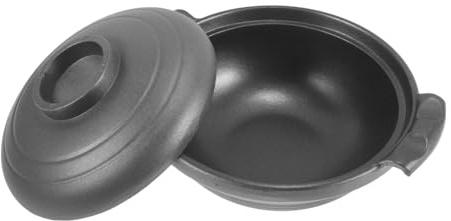 GALPADA Pentola in Ceramica con Doppio Manico, Casseruola per Cucina Domestica, per Brasare Zuppe e Pollo, Resistente e Non Facile da Rompere