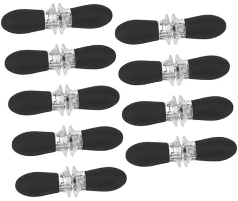 HIAKDOFT 9 Paia Set Di Rastrelliere Per Mais Kit Porta Pannocchie Titolari Di Mais Divertenti Supporti Per Pannocchie Di Mais Rastrelliera Per Pannocchie Porta Mais Gel Di Silice Nero