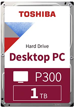 Toshiba P300 1 TB Interne Festplatte (8,9 cm (3,5 Zoll), SATA) schwarz