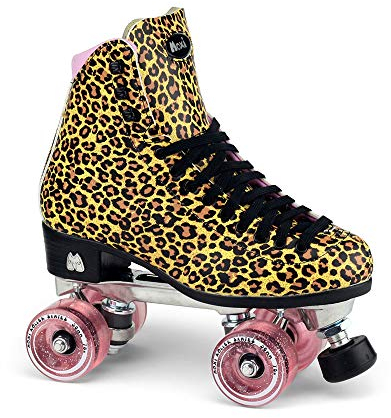 Moxi Ivy Jungle Pattini a rotelle - Pattini a rotelle alla moda da donna | Leopardo | Taglia 9