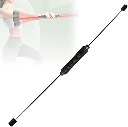 Fitness Schwingstab Pilates Yoga Stange Tremor Bar vibrierende Fitness-Stange Multifunktionale Fitness Flexi Bar, Home Abnehmbare Tremor Bar Hochelastisch, Glasfaser zur Gewichtsreduktion, Fettverbren