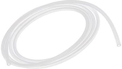 PATIKIL 2mm ID x 4mm OD 2m Silicone Tubo, Flessibile Silicone Gomma Tubo Acqua Aria Tubo Flessibile per Pompa Trasferimento, Traslucido