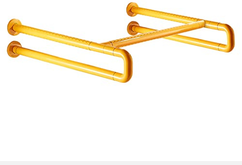 CUSENA Bathroom Safety Hand Rail Washbasin Grab Bars, The Elderly Disabled Wash Support Non-Slip Wash Basin Handrail, Washbasin Assist Aid for Bath Shower Toilet,Yellow