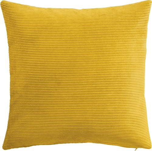 Erwin Müller Kissenhülle Glasgow Cord Curry Größe 40x40 cm