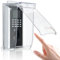 Klare Flip Cap Türklingel Regenschutz Wetterschutz, Fingerabdruck Zugangskontrolle Abdeckung, Kompatibel für Ring Video Doorbell/Codeschloss/Keypad