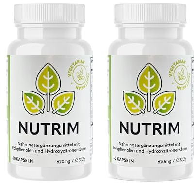 Vegan Nahrungsergänzungsmittel Nutrim mit Knotentang, Ingwer, Grünem Tee, Grünem Kaffee und Kardamom. 60 Kapseln. (2)