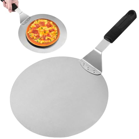 Genérico Pizza Pala, Deslizador De Acero Inoxidable Para Pizza, Paleta Y Herramienta De Cocina Para Transferir Y Servir Pan O Tarta